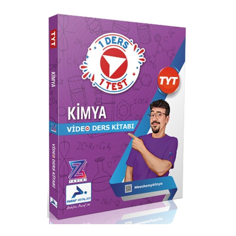 Meschemy Kimya Paraf Z Takımı TYT Kimya Video Ders Anlatım Kitabı Prf Paraf Yayınları