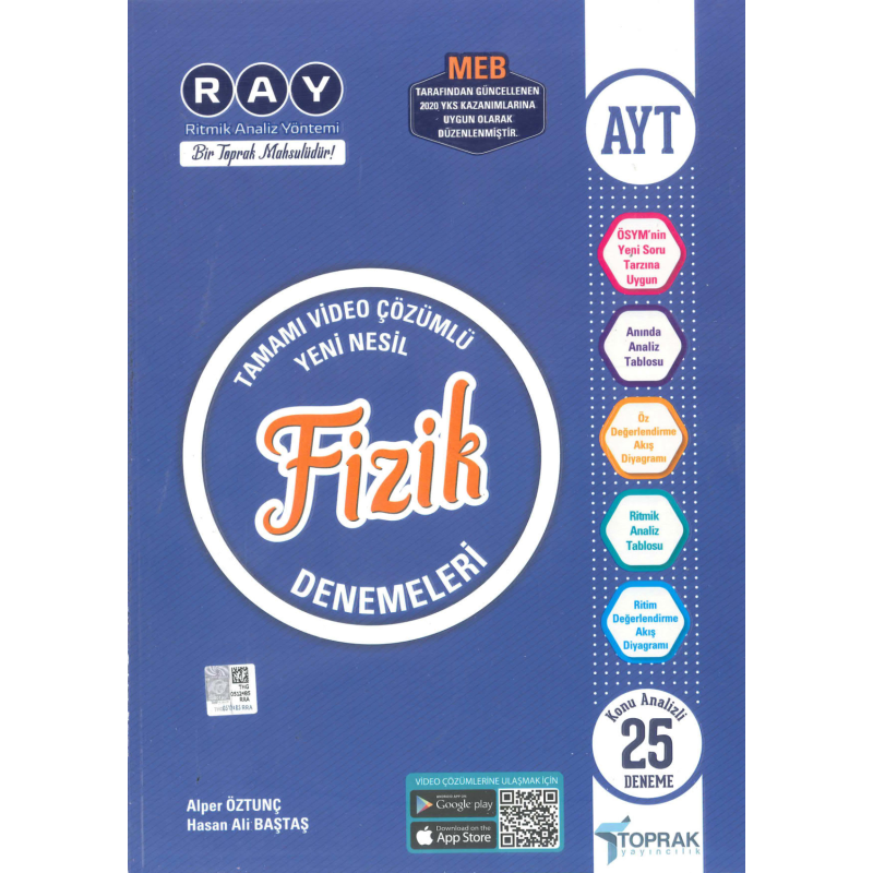AYT Fizik RAY 25 li Denemeleri