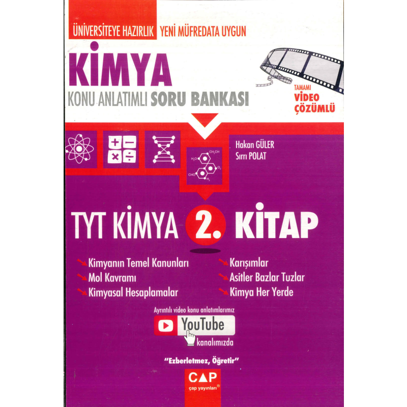 TYT KİMYA KONU ANLATIMLI SORU BANKASI 2. KİTAP