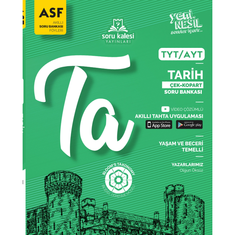 TYT AYT Tarih Çek Kopart Akıllı Soru Bankası Föyü Soru Kalesi Yayınları