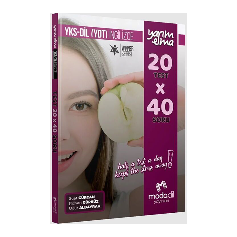 YKS Dil (YDT) İngilizce Yarım Elma 20x40 Mini Test Modadil Yayınları