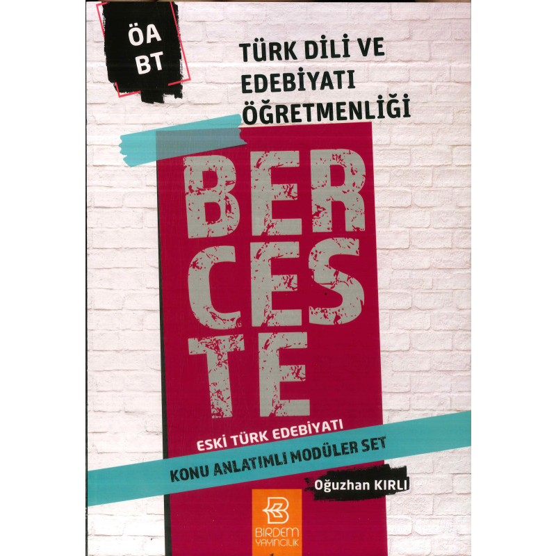 BERCESTE ESKİ TÜRK EDEBİYATI KONU ANLATIMLI MODÜLER SET
