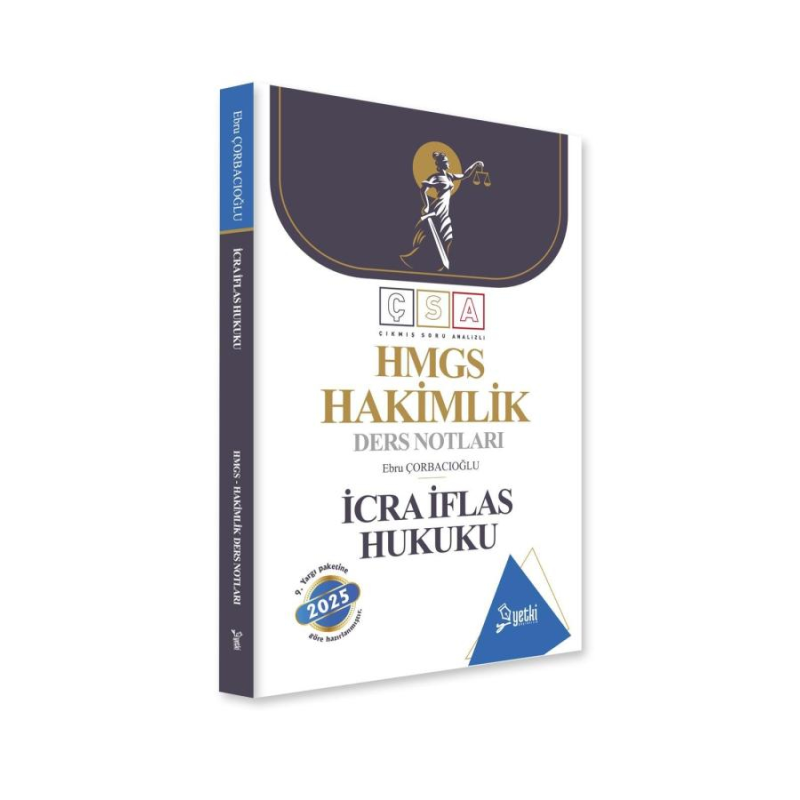 ÇSA İcra İflas Hukuku Hakimlik Ders Notları Yetki Yayınları 2024