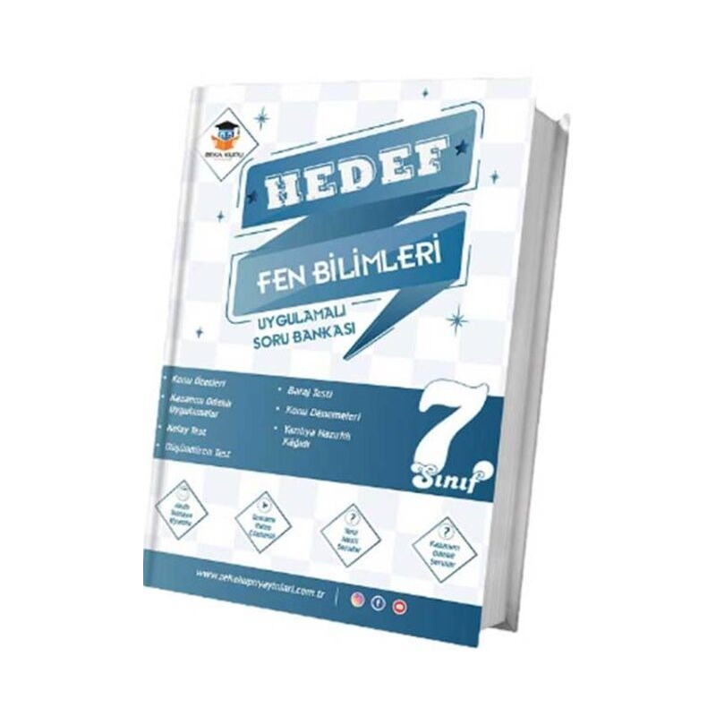 7. Sınıf Fen Bilimleri Hedef Uygulamalı Soru Bankası Zeka Küpü Yayınları