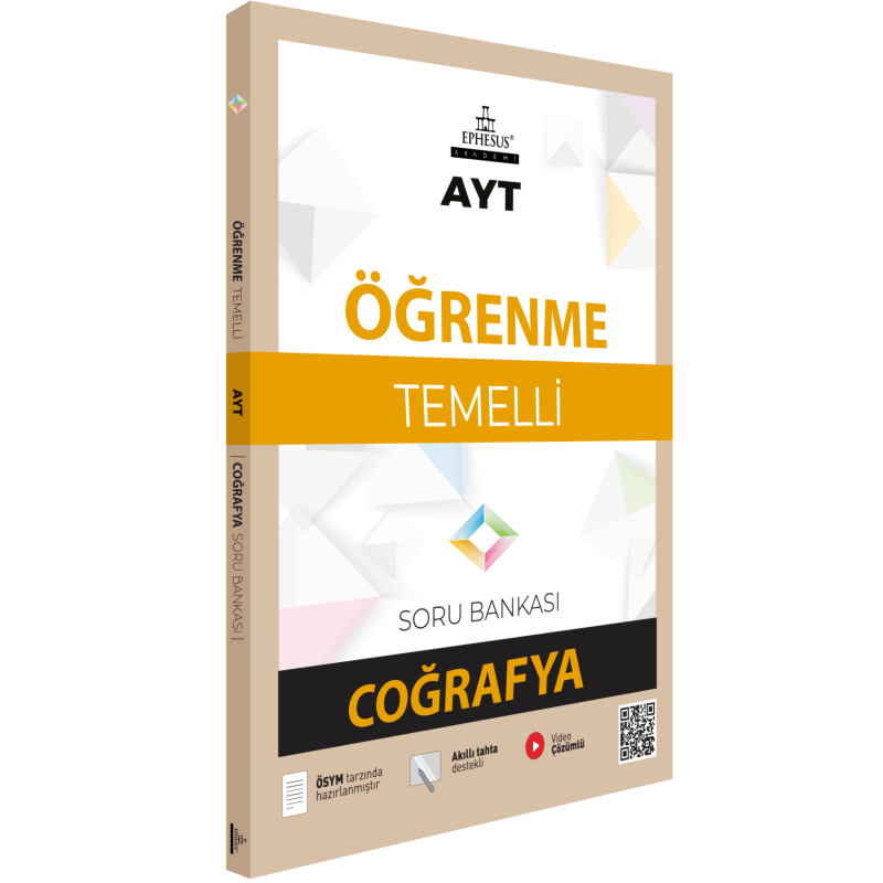 AYT-ÖĞRENME TEMELLİ COĞRAFYA SORU BANKASI EPHESUS YAYINLARI
