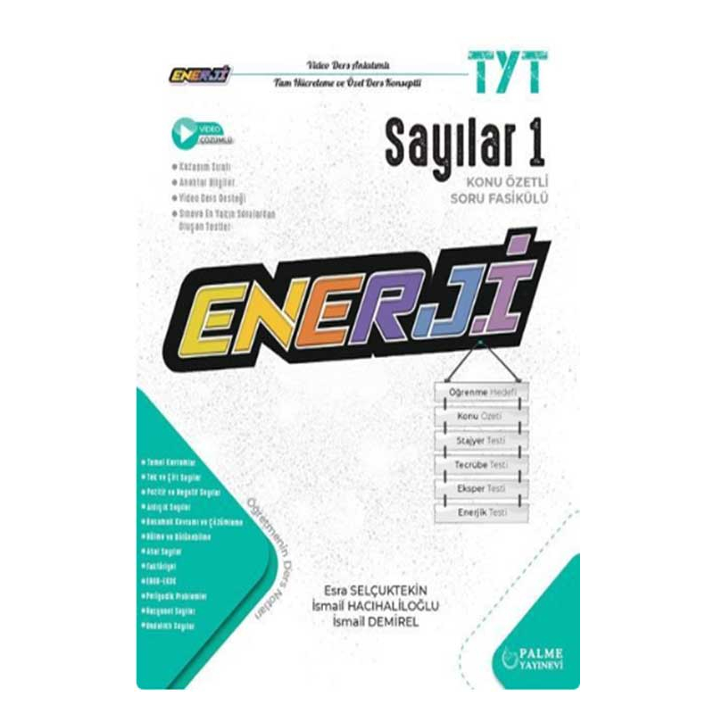 TYT Enerji Sayılar 1 Konu Özetli Soru Fasikülü