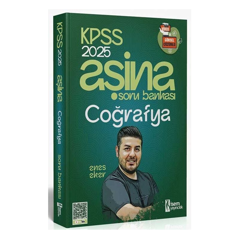 2025 KPSS Coğrafya Aşina Soru Bankası Çözümlü İsem Yayınları