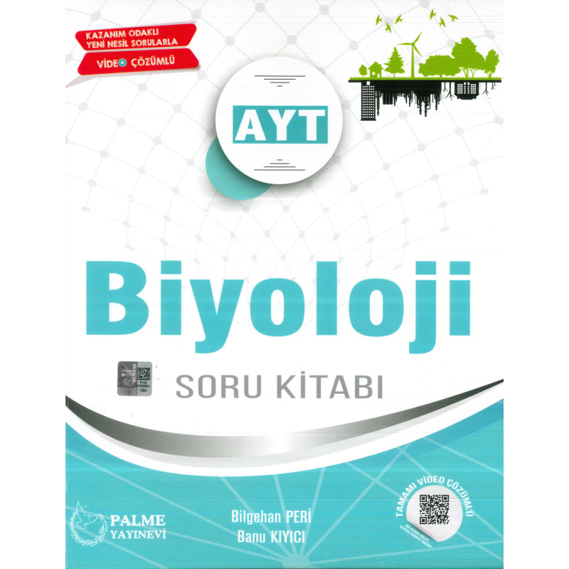 AYT Biyoloji Tamamı Video Çözümlü Soru Kitabı Palme Yayınevi