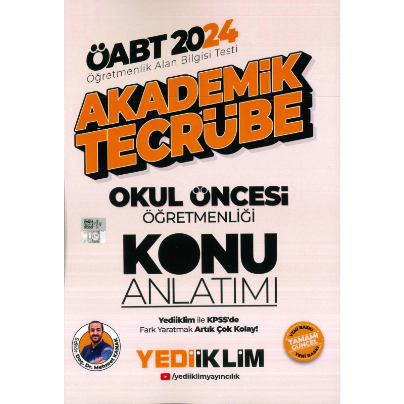 ÖABT OKUL ÖNCESİ ÖĞRETMENLİĞİ AKADEMİK TECRÜBE KONU ANLATIMI