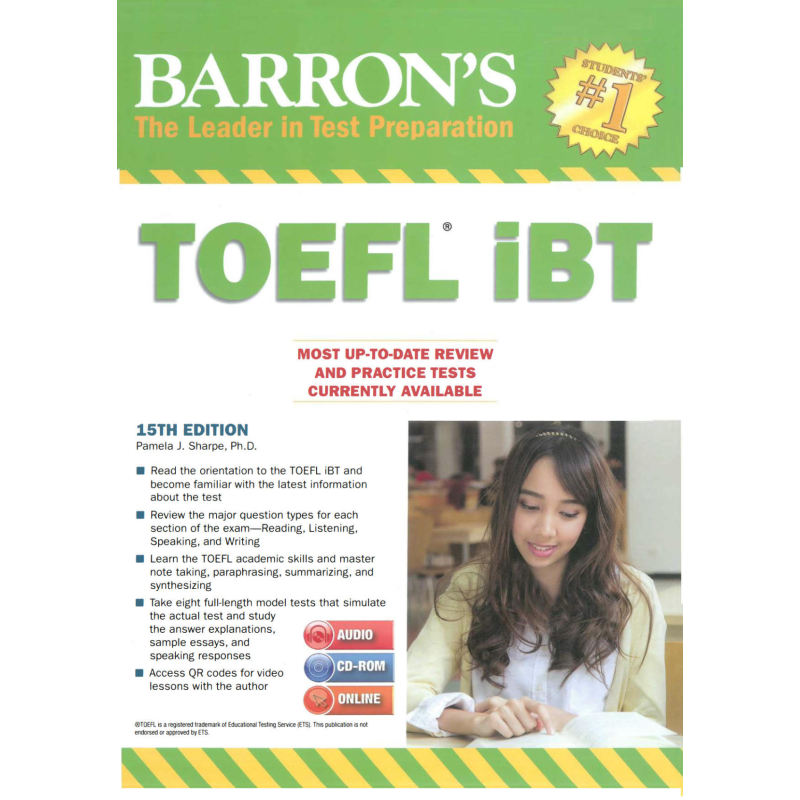 BARRONS'S THE LEADER IN TEST PREPATION TOEFL İBT