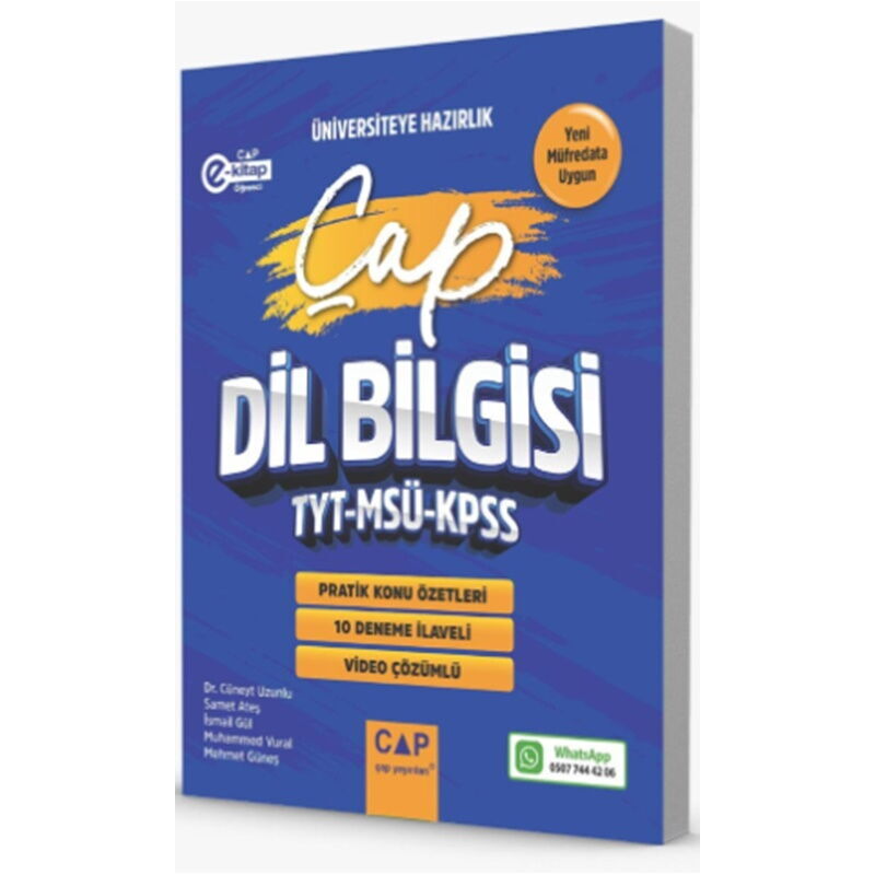 TYT MSÜ KPSS Dil Bilgisi Pratik Konu Özetleri Deneme İlaveli Çap Yayınları