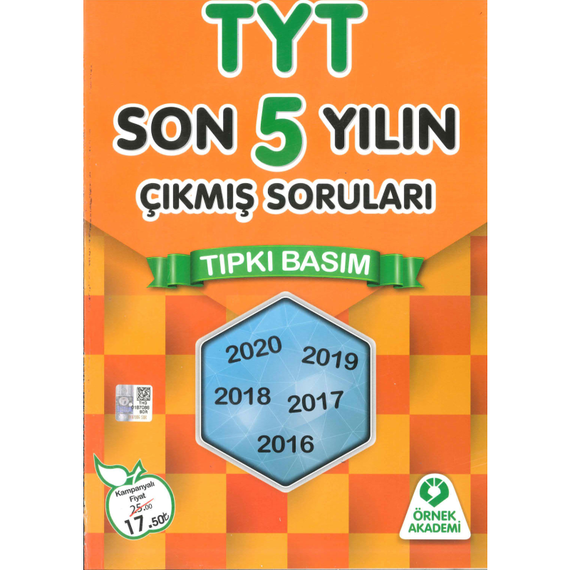 TYT Son 5 Yıl Çıkmış Soruları 2016-2020