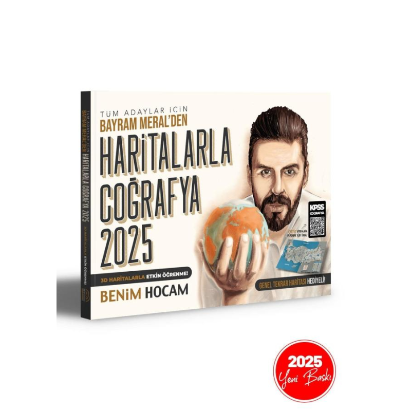 2025 Tüm Adaylar İçin Haritalarla Coğrafya Benim Hocam Yayınları