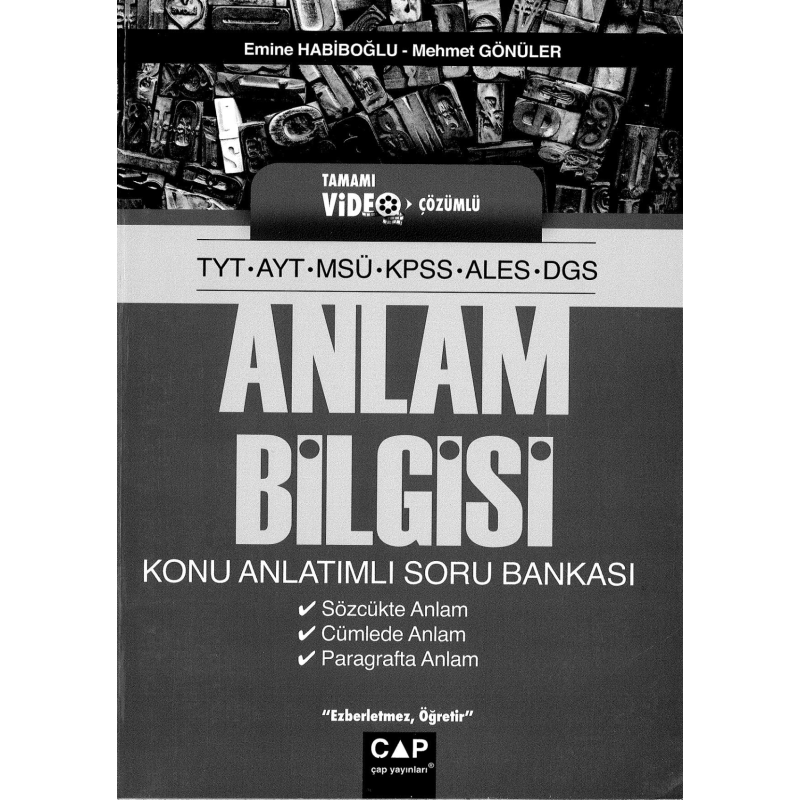 Anlam Bilgisi Konu Anlatımlı Soru Bankası