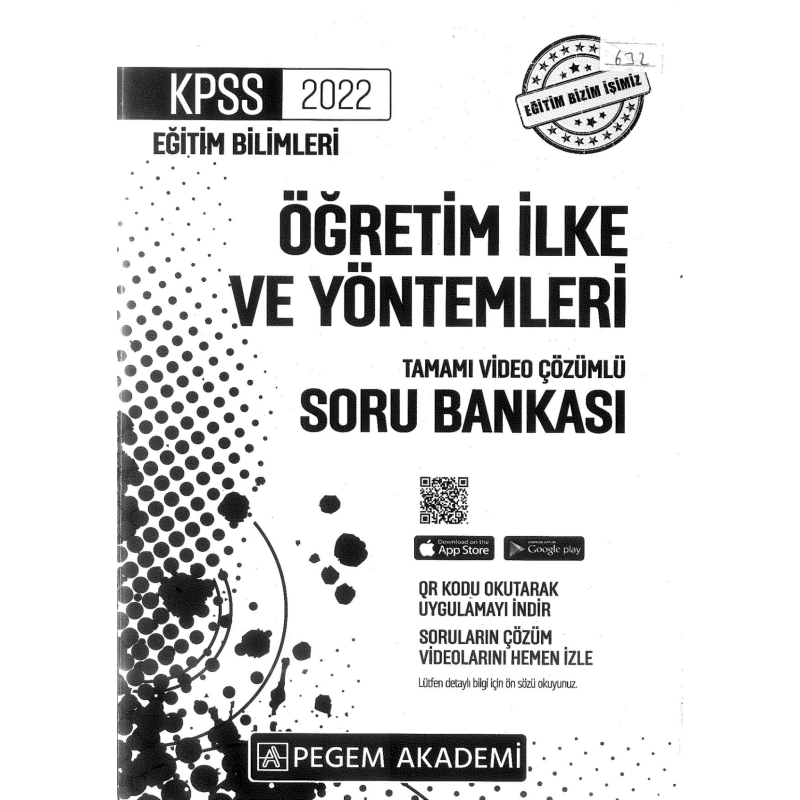 2022 KPSS Eğitim Bilimleri ÖĞRETİM İLKE VE YÖNTEMLERİ SORU BANKASI