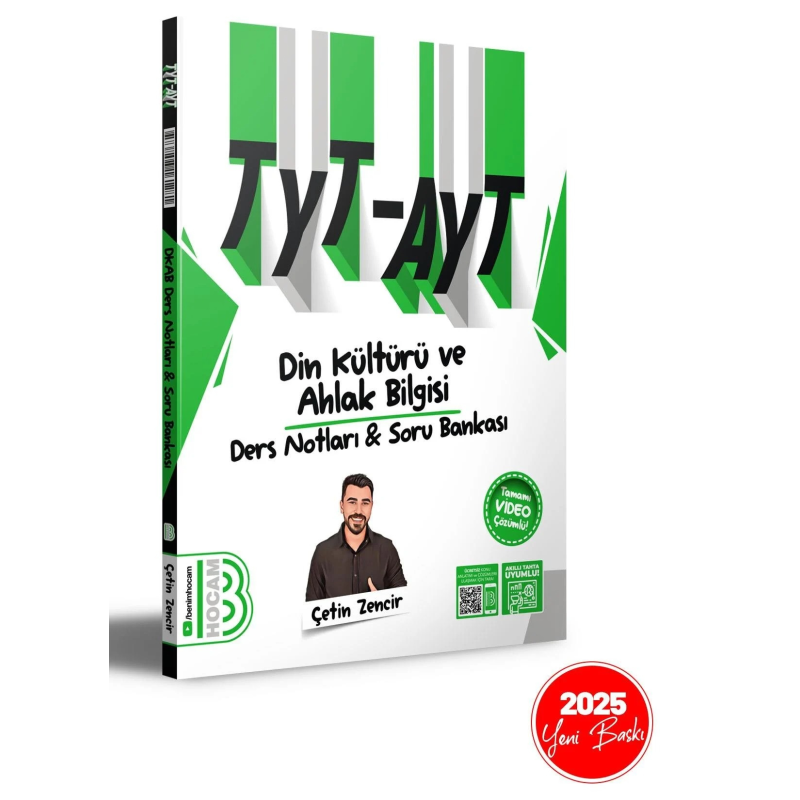 2025 TYT-AYT Din Kültürü ve Ahlak Bilgisi Ders Notları ve Tamamı Video Çözümlü Soru Bankası