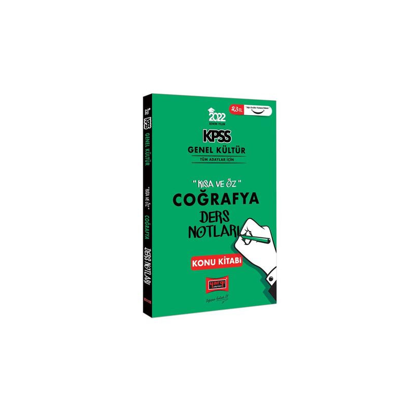 KPSS Coğrafya Kısa ve Öz Ders Notları Konu Kitabı