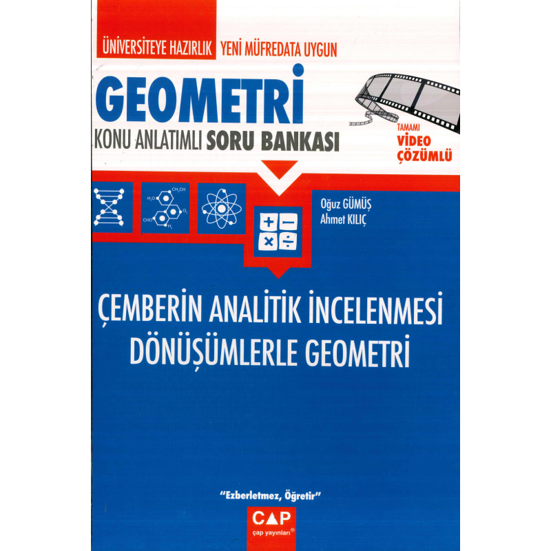 GEOMETRİ ÇEMBERİN ANALİTİK İNCELENMESİ DÖNÜŞÜMLERLE GEOMETRİ KONU ANLATIMLI SORU BANKASI