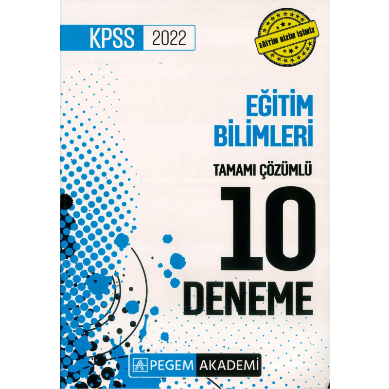 EĞİTİM BİLİMLERİ 10'LU PAKET DENEME ÇÖZÜMLÜ