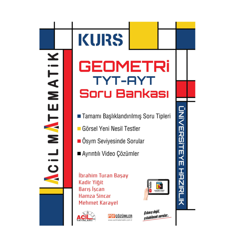 TYT AYT Geometri KURS Soru Bankası Acil Yayınları