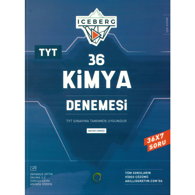 TYT Kimya Iceberg 36 Deneme Okyanus Yayınları