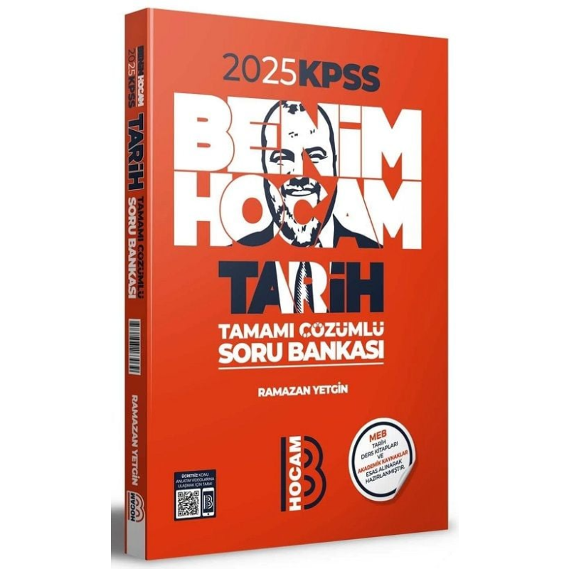 Benim Hocam Yayınları 2025 KPSS Tarih Soru Bankası Çözümlü