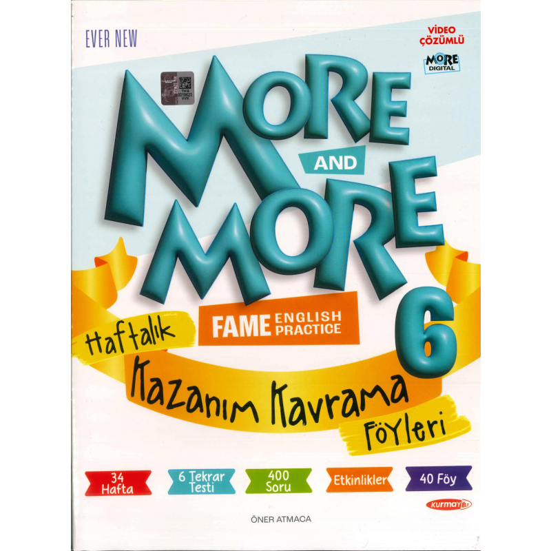 6. Sınıf More And More Haftalık Kazanım Kavrama Föyleri
