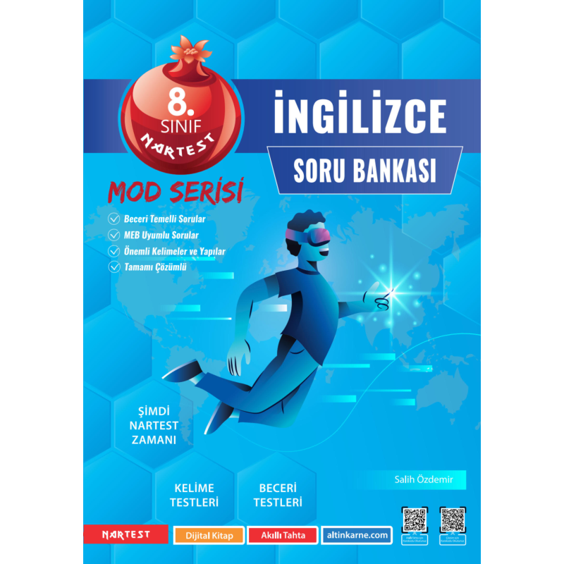 8.Sınıf LGS Mod İngilizce Soru Bankası Nartest Yayınları