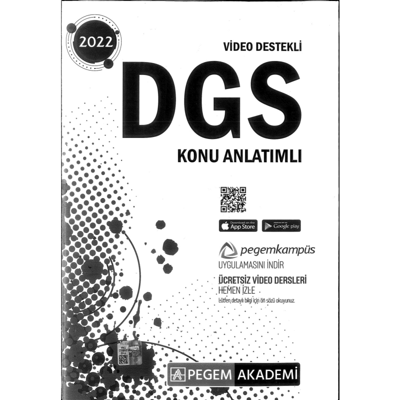 DGS KONU ANLATIMLI VİDEO DESTEKLİ