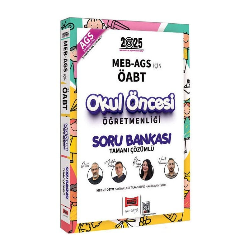 2025 MEB AGS İçin ÖABT Okul Öncesi Öğretmenliği Tamamı Çözümlü Soru Bankası Yargı Yayınları