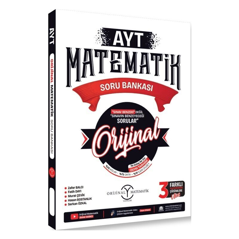 AYT Orijinal Matematik Soru Bankası Orijinal Yayınları