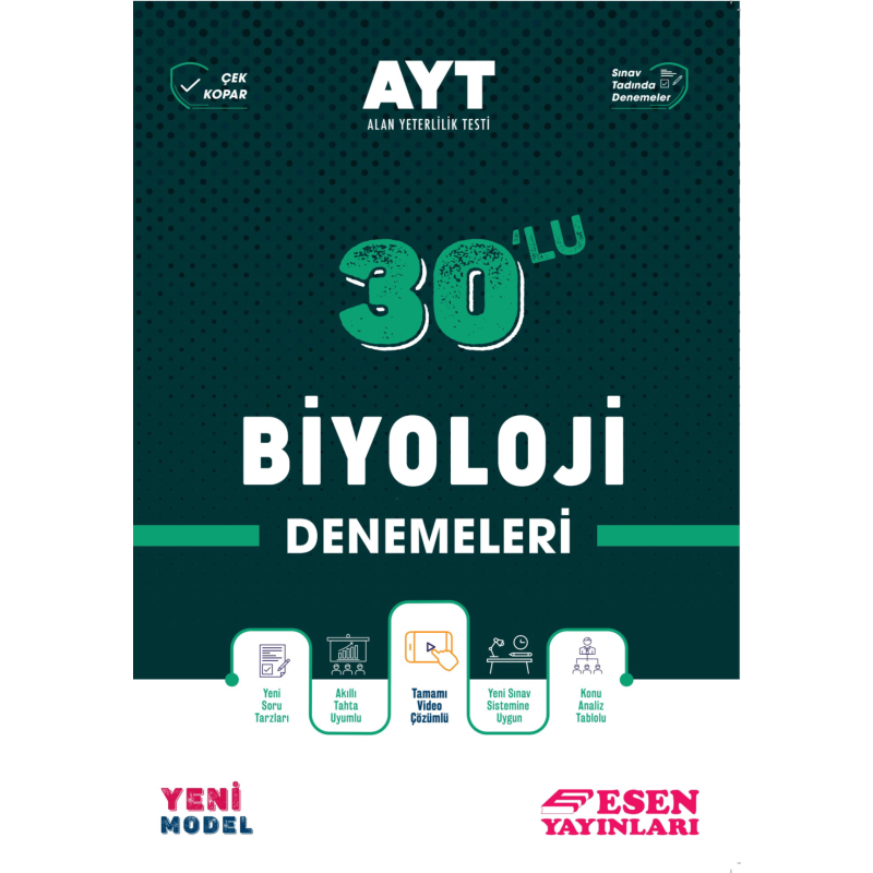 AYT 30'lu Biyoloji Denemeleri