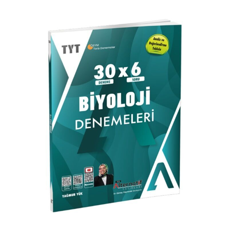 TYT Biyoloji 30 x 6 Branş Denemeleri Alternatif Yayınları