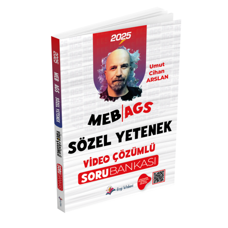 2025 MEB AGS Sözel Yetenek Tamamı Video Çözümlü Soru Bankası Dizgi Kitap