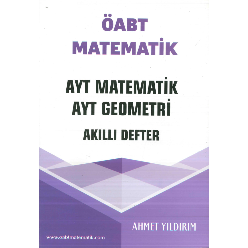 ÖABT Matematik AYT Matematik AYT Geometri Akıllı Defter Ahmet Yıldırım