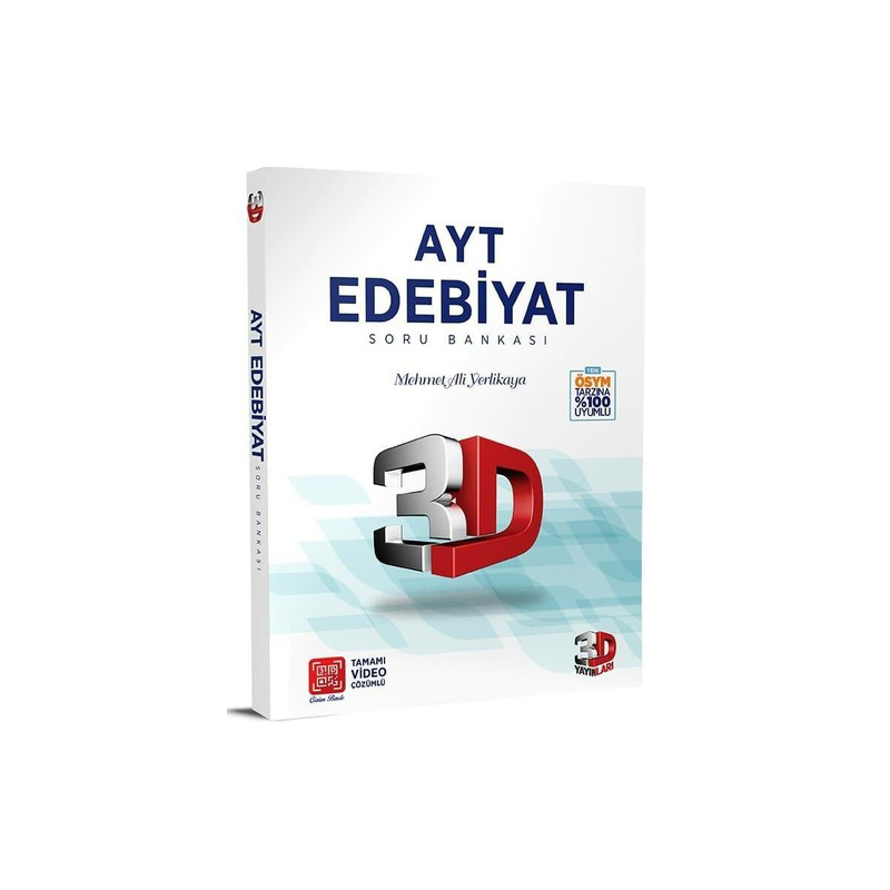 AYT Edebiyat 3D Tamamı Video Çözümlü Soru Bankası