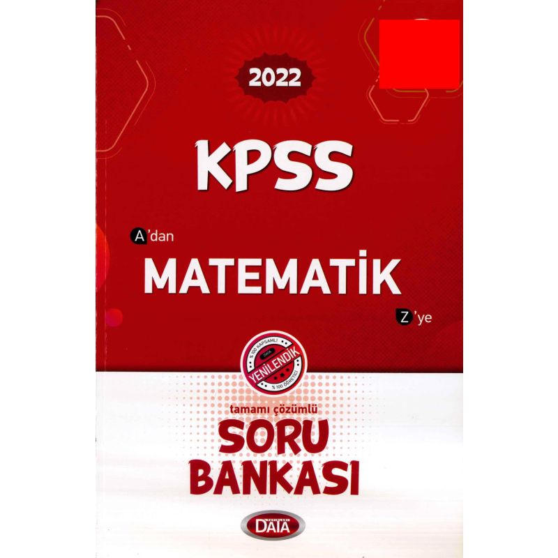 A'DAN Z'YE MATEMATİK ÇÖZÜMLÜ SORU BANKASI