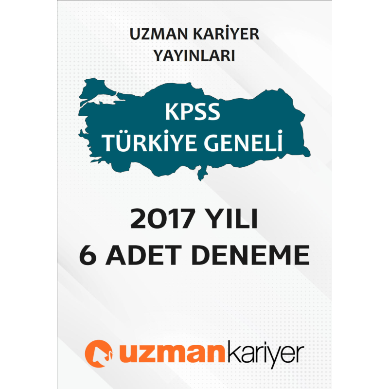 UZMAN KARİYER 6 ADET DENEME
