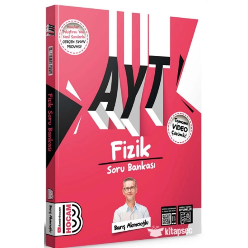 AYT Fizik Tamamı Video Çözümlü Soru Bankası Benim Hocam Yayınları