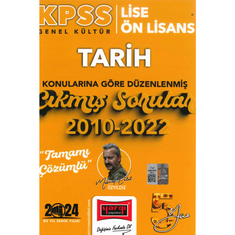 TARİH KONULARINA GÖRE DÜZENLENMİŞ 2010-2022 TAMAMI ÇÖZÜMLÜ ÇIKMIŞ SORULAR