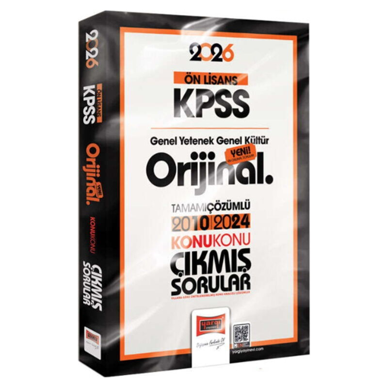 2026 KPSS Ön Lisans GK GY Orijinal 2010 2024 Konu Konu Çıkmış Sorular Yargı Yayınları