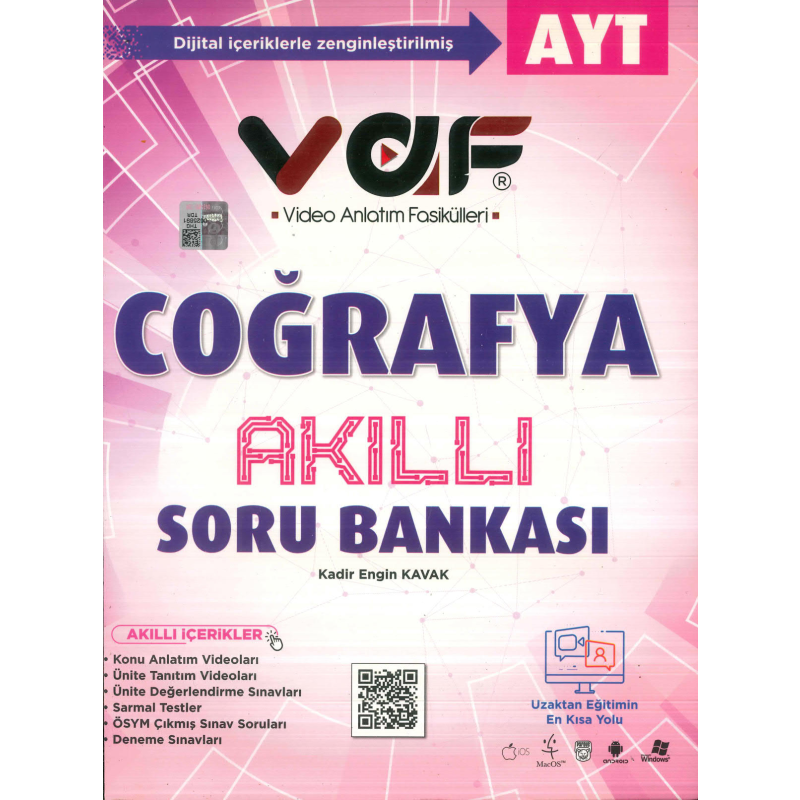 AYT Coğrafya Soru Bankası Vaf Yayınları