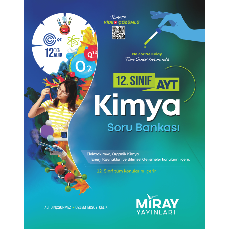 12. Sınıf AYT Kimya Soru Bankası Miray Yayınları