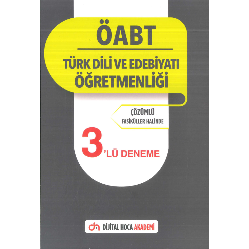 3'LÜ DENEME ÇÖZÜMLÜ