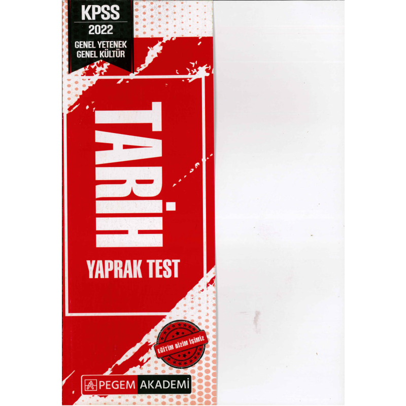 TARİH YAPRAK TEST