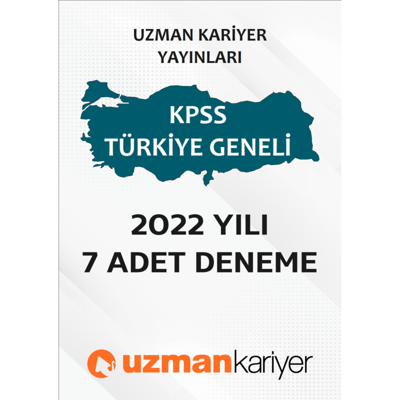 UZMAN KARİYER 7 ADET DENEME