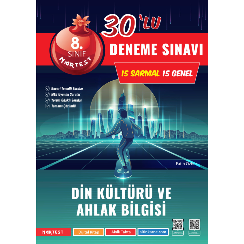 8. Sınıf Din Kültürü ve Ahlak Bilgisi Mod 30 Deneme Nartest Yayınları