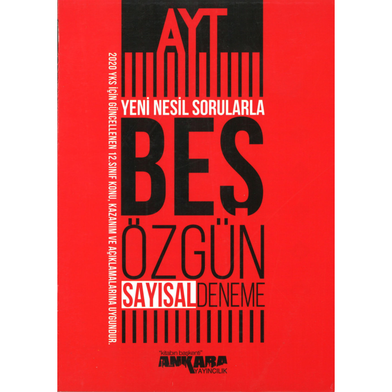 AYT Yeni Nesil Sorularla Sayısal 5 Özgün Deneme
