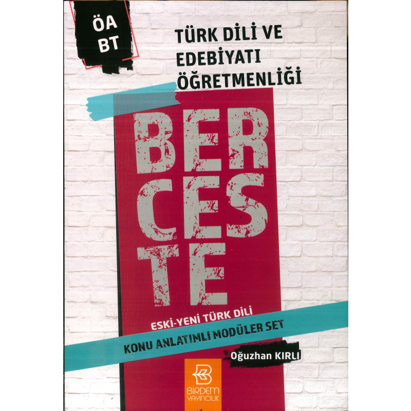 BERCESTE ESKİ - YENİ TÜRK DİLİ KONU ANLATIMLI MODÜLER SET