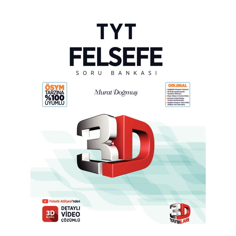 3D TYT Felsefe Soru Bankası